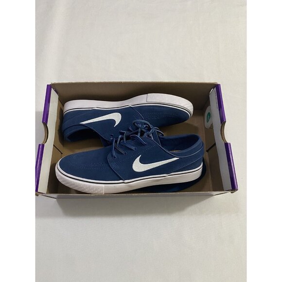 New Mens Size 7 Blue Nike SB Zoom Janoski OG+ Skateboarding Shoes FD6757 400 main image 9